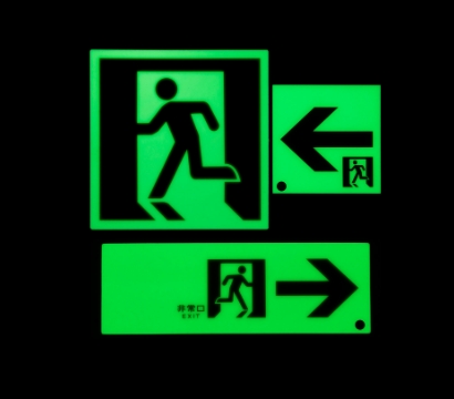 Indoor safety signs